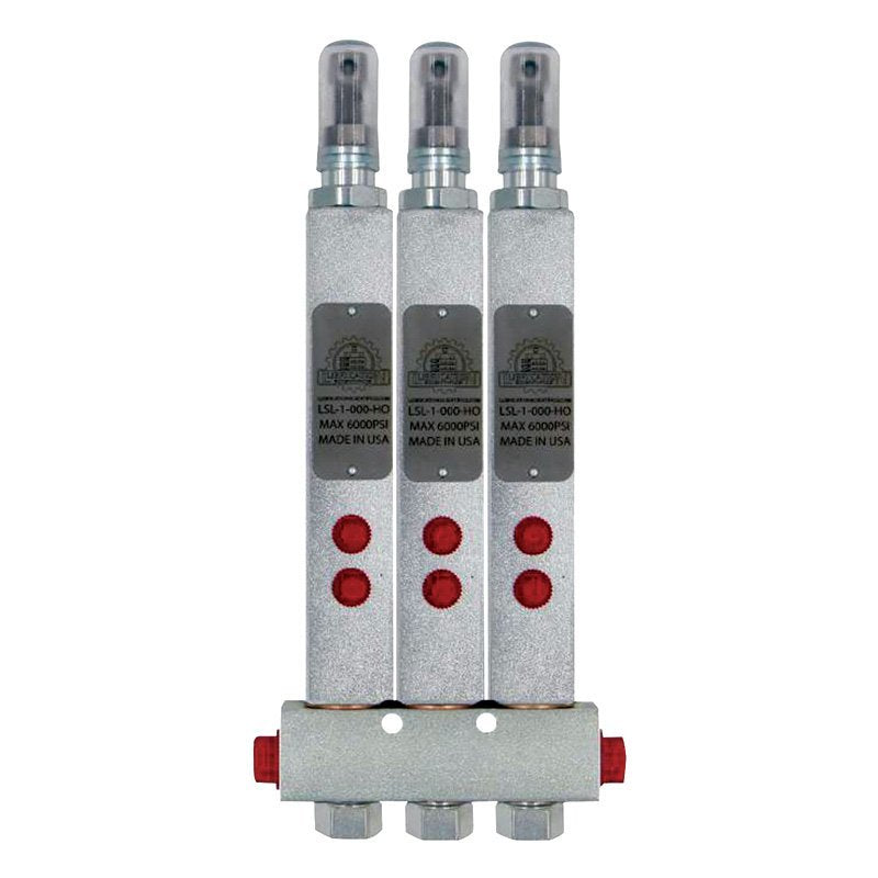 Alemlube - Asl-1-Ho High Volume Two Stage Grease Injector Manifold | ASL-M2A-000-HO
