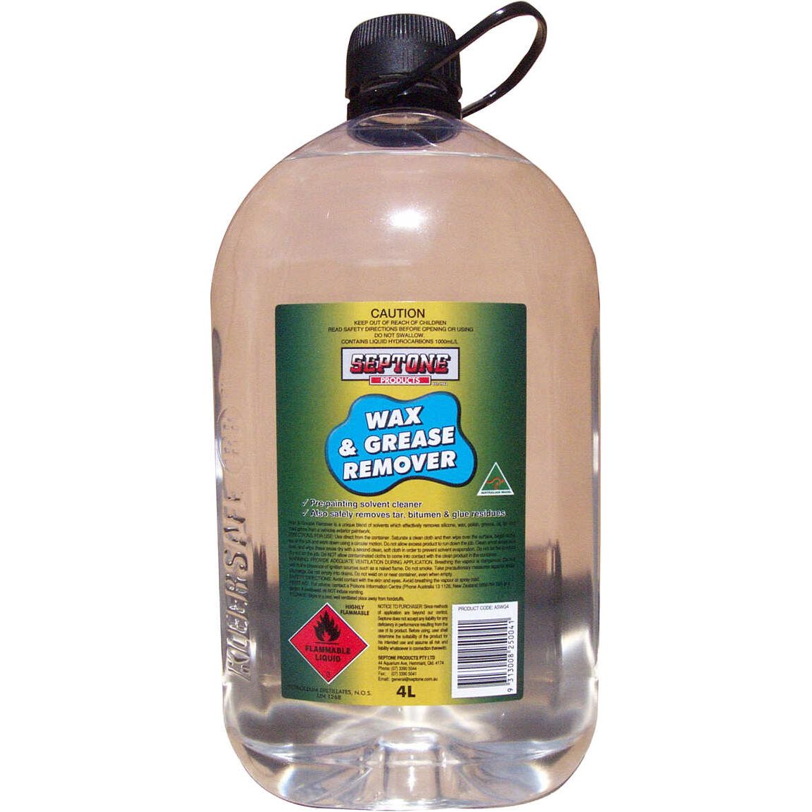 Septone - Wax Grease Remover 4l | ASWG4