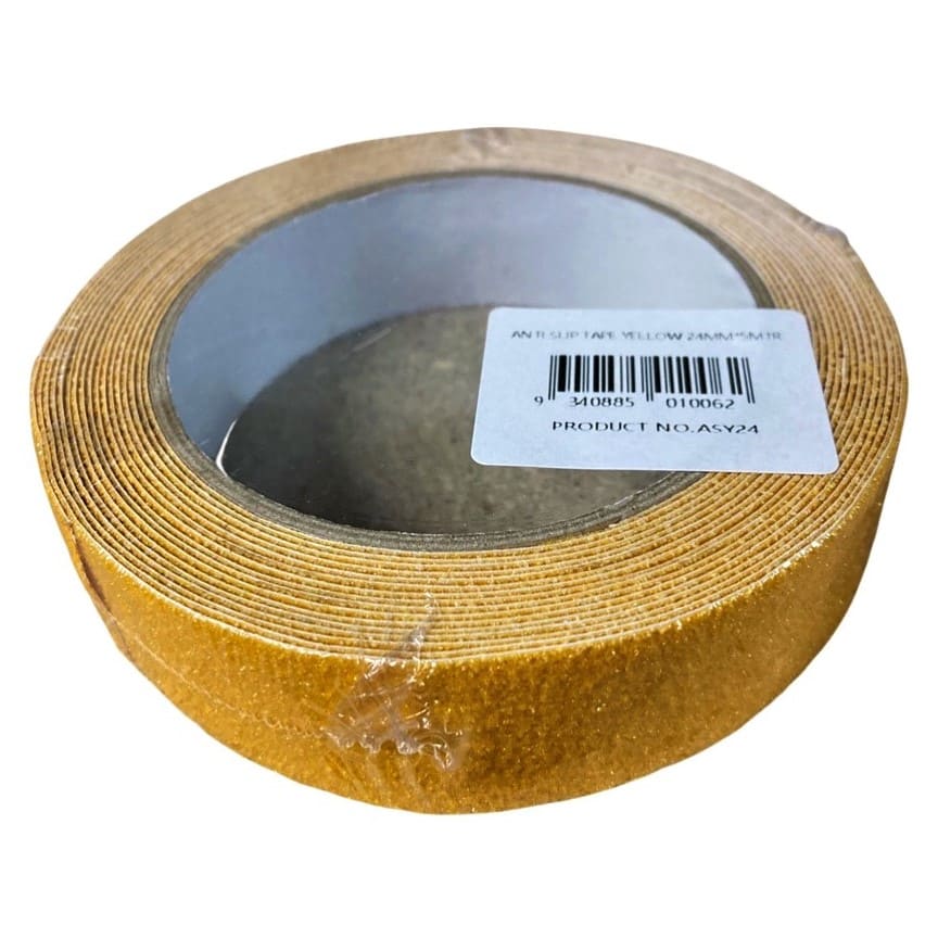 GSA - Anti Slip Tape Yellow 24mm x 5m | ASY24