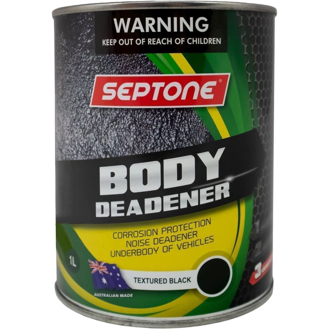Septone - Brushcote Body Deadener Black 1l | AUBD1