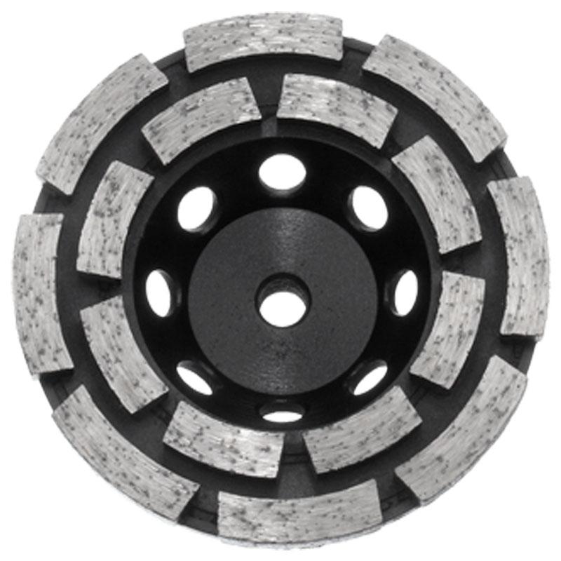 Austsaw- 103mm (4in) Diamond Cup Wheel Double Row - M10 Thread - Double Row