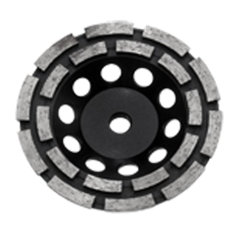 Austsaw- 125mm (5in) Diamond Cup Wheel Double Row - M14 Thread - Double Row