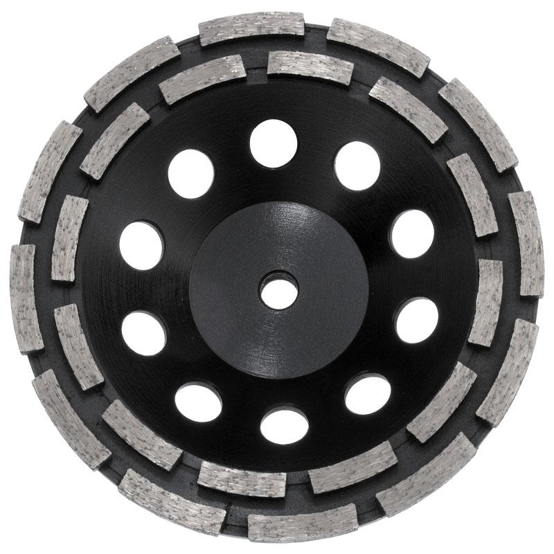 Austsaw- 180mm (7in) Diamond Cup Wheel Double Row - M14 Thread - Double Row
