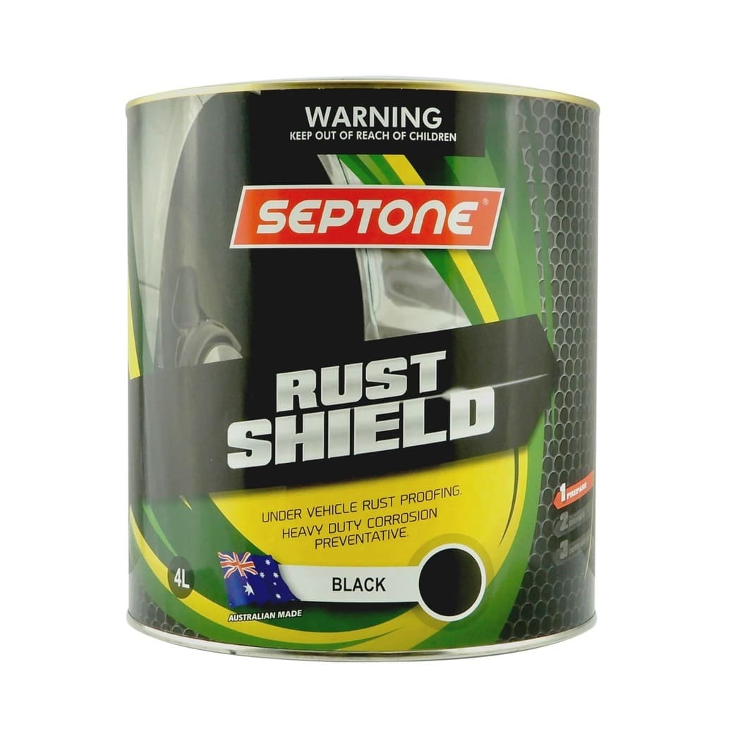 Septone - Rust Shield Under Vehicle Rust Proofing Black 4l | AURU4