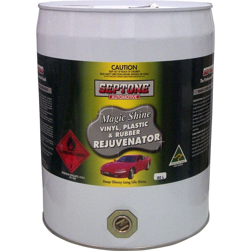 Septone - Magic Shine Vinyl, Plastic & Rubber Rejuvenr 20l | AVMS20