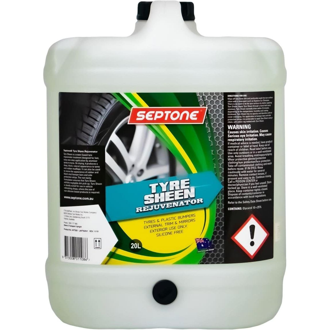 Septone - Tyre Sheen Rejuvenator 20l | AVTS20