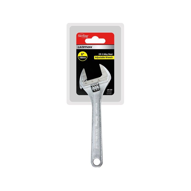 Sterling Adjustable Wrench 150mm (6in) Chrome Carded