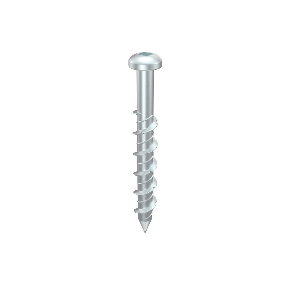 Bremick - Wall Grab Anchor Pan Square Drive Zinc 32mm (Box of 100)