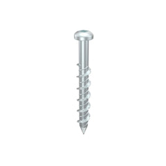 Bremick - Wall Grab Anchor Pan Square Drive Zinc 32mm (Box of 100)