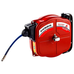 Alemlube - Air And Water Steel Covered Hose Reel – 12M X 8mm Id, Polyurethane Hose | AWS815