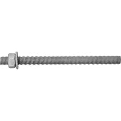 ICCONS® - High Tensile Studs 20 x 180 - 8.8 Grade Galv Inc Nut And Washer (Pack of 10) | CFCHT20180G