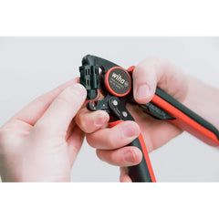 Wiha - Automatic Crimp Tool For Wire-End Sleeves Square Crimping With Rotating Crimping Head | WH-45223