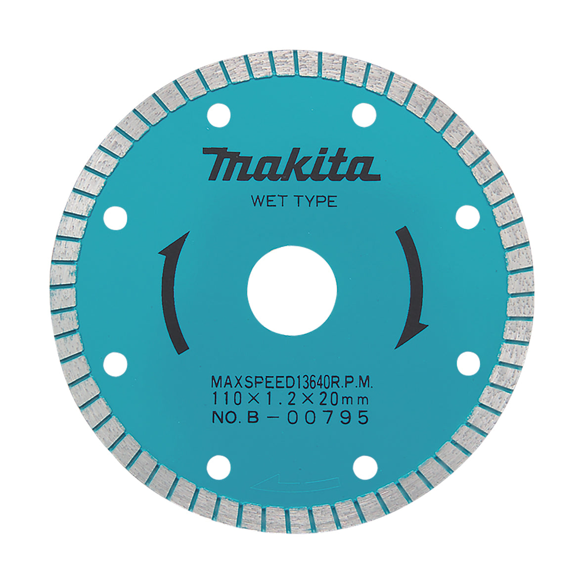 Makita Turbo Rim Diamond Blade 110mm  Industrial Shed | SKU B-00795