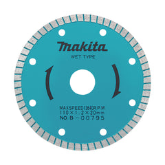 Makita Turbo Rim Diamond Blade 110mm  Industrial Shed | SKU B-00795