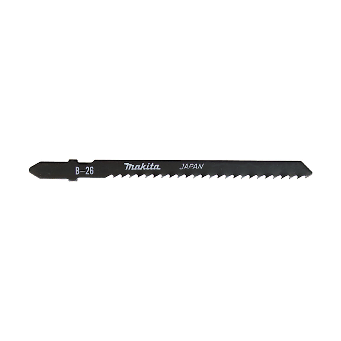 Makita Jig Saw Jigsaw Blade B-21 - Bayonet Type - 5Pk Hss 12Tpi / Fine Cut / Pvc 3-60mm / Alu 1-10mm | SKU A-85721