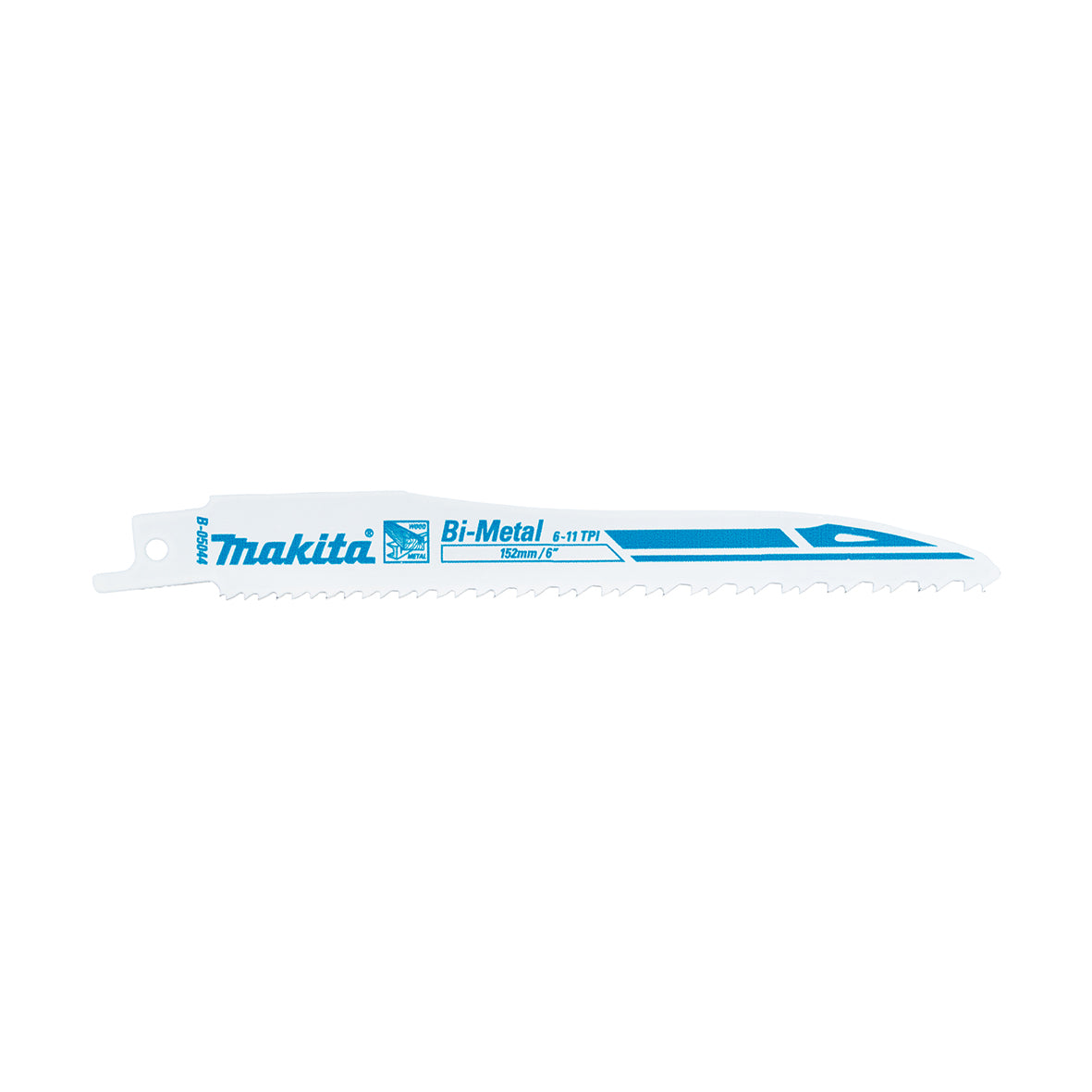 Makita Recipro Saw Recipro Blade BI Metal 152mmx0 9mmx6 11 TPI 5Pk Universal Multi Material | SKU B-05044