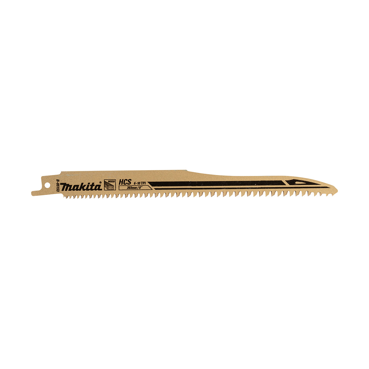 makita recipro saw recipro blade hcs 205 mmx1 0 mmx6 10tpi super express 5pk wood | SKU B-05153