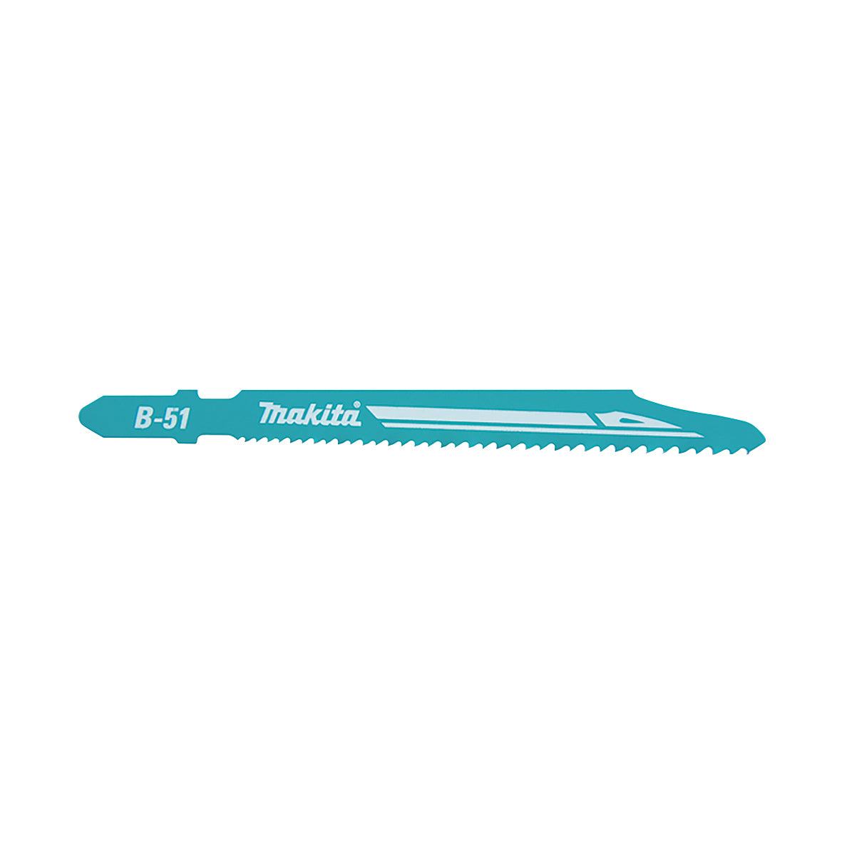 Makita Jig Saw Jigsaw Blade B-23 - Bayonet Type - 5Pk Hss 14Tpi / Fine Cut / Wood 3-35mm / Alu & Metal 2-6mm | SKU A-85743
