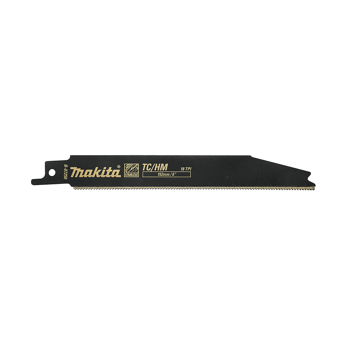 Makita Recipro Saw Recipro Blade Tc Hm 152mm x 1mm x 18Tpi 2Pk To Suit Stainless Steel Epo x y| SKU B-07250