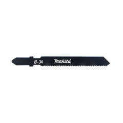 Makita Jig Saw Jigsaw Blade B-22 - Bayonet Type - 5Pk - Hss 24TPI / Fine Cut / Alu 1-3mm / Metal & S/Steel 1-3mm  | SKU  A-85737