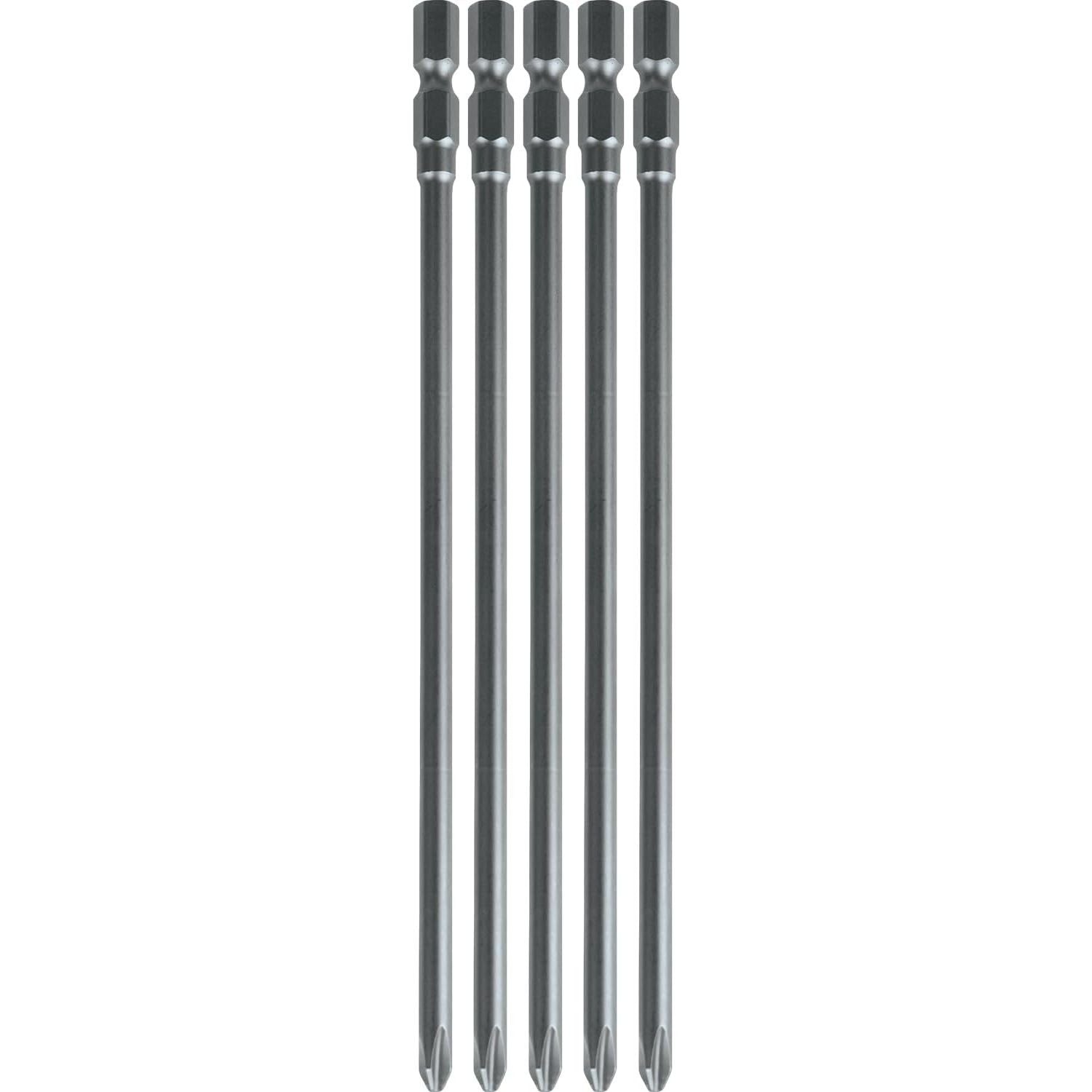 Makita - PH2 x 162mm Collated Screwdriver Bit - 5pk/ BFR540R / BFR550R / 6842 / 6843 | B-10481