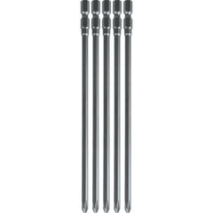 Makita - PH2 x 162mm Collated Screwdriver Bit - 5pk/ BFR540R / BFR550R / 6842 / 6843 | B-10481