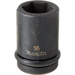 Makita - Driving Acc Impact Socket 16-38mm - 1/2" Square Drive | B-10506