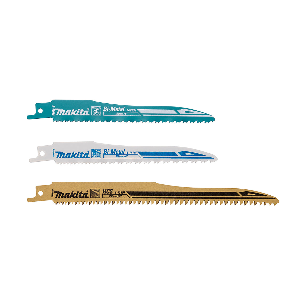 Makita Recipro Saw Recipro Blade Super Express Combination - 3Pk| SKU B-13677