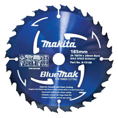 Makita - Bluemak TCT Saw Blade 185mm x 20mm x 24T - 20pk | B-15148-20