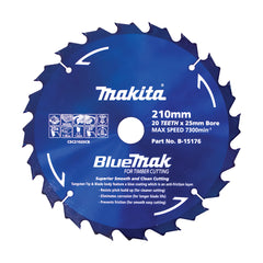 Makita - Bluemak TCT Saw Blade 210mm x 25mm x 20T - 5pk | B-15176-5