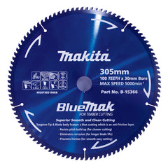 Makita - Bluemak TCT Saw Blade 355mm x 25.4mm x 80T | B-15372