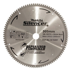 Makita - Silencer TCT Saw Blade 305mm x 30/25.4mm x 100T | B-15497