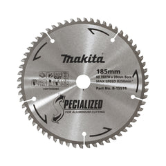 Makita Sawing Aluminium Tct Saw Blade 185mm X 20mm X 60T | SKU B-15578