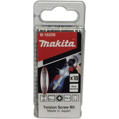 Makita - PZ2 x 85mm Torsion Bit Double - Ended 18pk | B-16259