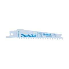 Makita Recipro Saw Recipro Blade Bi Metal 100mm x 0 9mm x 6Tpi 5Pkplaster Board| SKU B-20448