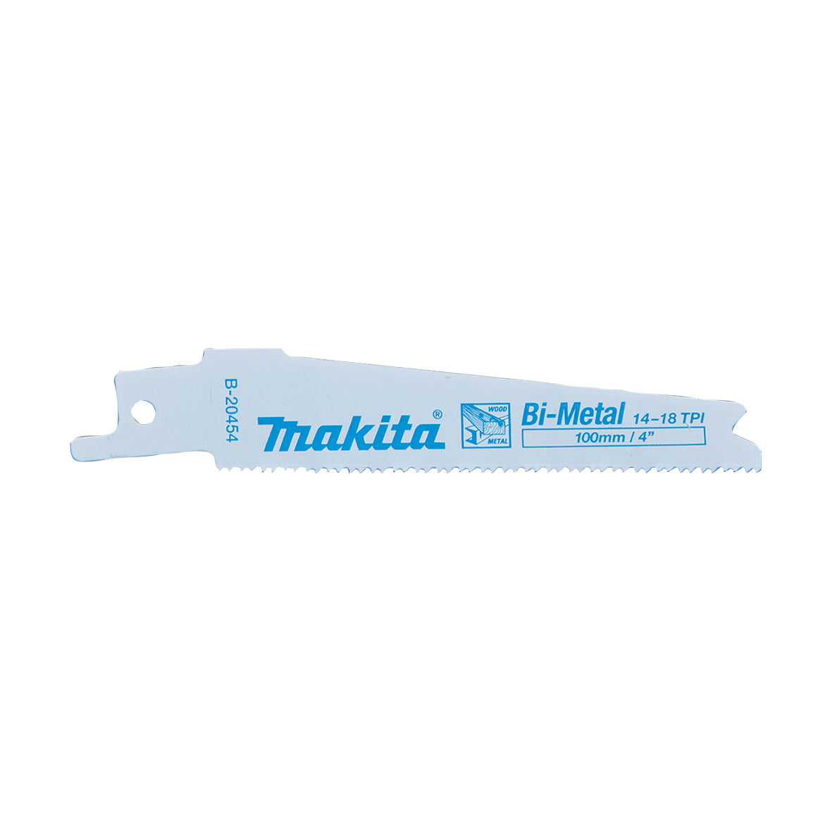 makita recipro saw recipro blade bi metal 100 mmx0 9 mmx14 18tpi 5pk universal multi material | SKU B-20454