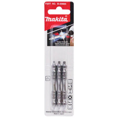 Makita Driving ACC Sq1 X 65mm Torsion Bit Double-Ended 3Pk SKU B-20884