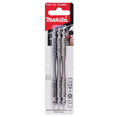 Makita Driving ACC Sq1 X 110mm Torsion Bit Double-Ended 3Pk SKU B-20909