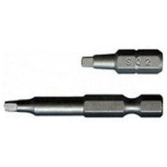 Makita - SQ2 x 25mm Insert Screwdriver Bit - Bulk Bag 100pc | B-25002