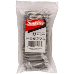 Makita - PZ2 x 50mm Power Screwdriver Bit Bulk Bag - 50pk | B-26618
