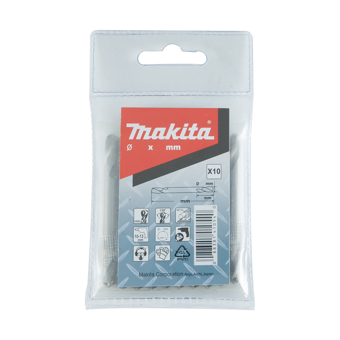 Makita - HSS Double Ended Drill Bit 2mm x 38mm - 10pk | B-26864