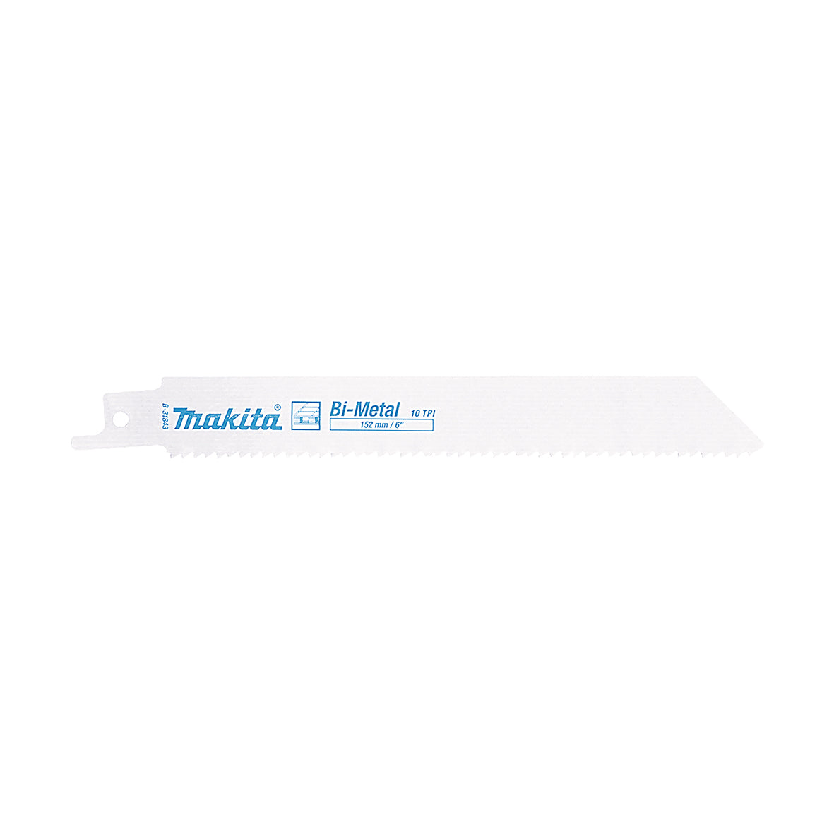 Makita Recipro Saw Recipro Blade BI Metal 152mm 10 TPI 5Pk Wood Nails | SKU B-31843