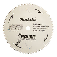Makita - Laminate TCT Saw Blade 305mm x 25.4mm x 96T | B-37633