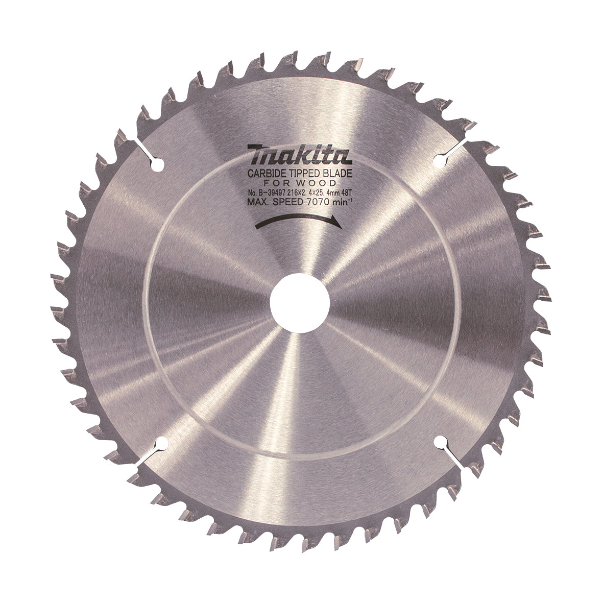 Makita - Standard TCT Saw Blade 216mm x 25.4mm x 48T | B-39497