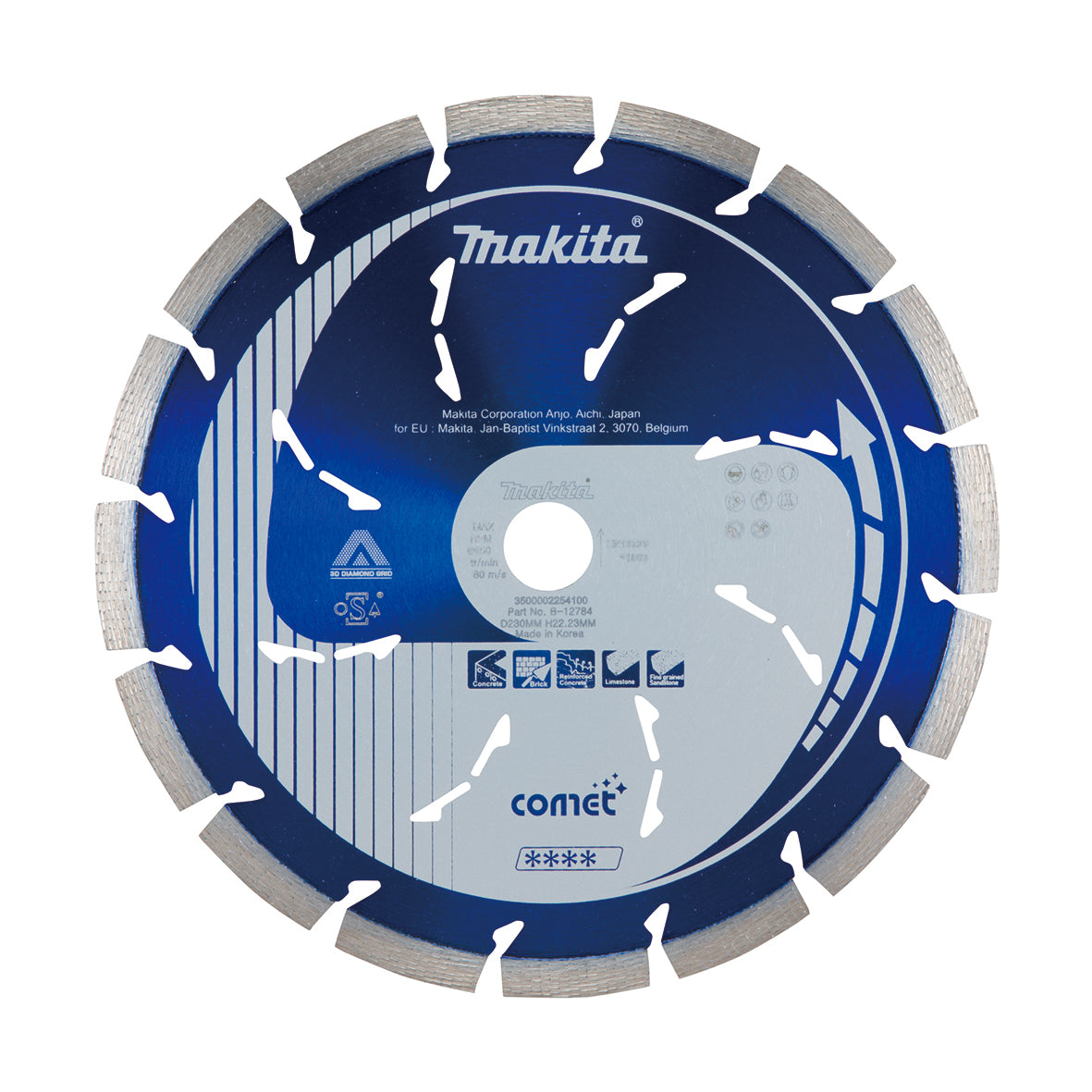 Makita Diamond Blade Segmented 100mm  Durable Cutting Edge | SKU B-39665