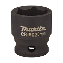 Makita Driving Acc Impact Socket 20mm - 3/8 Square Drive | SKU B-40026