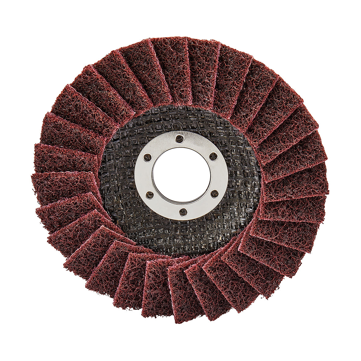 Makita Grinding & Cutting 115mm X 22.23mm Surface Conditioning Flap Disc - Medium Red - Angled  | SKU  B-40761