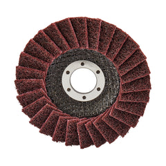 Makita Grinding & Cutting 115mm X 22.23mm Surface Conditioning Flap Disc - Medium Red - Angled  | SKU  B-40761