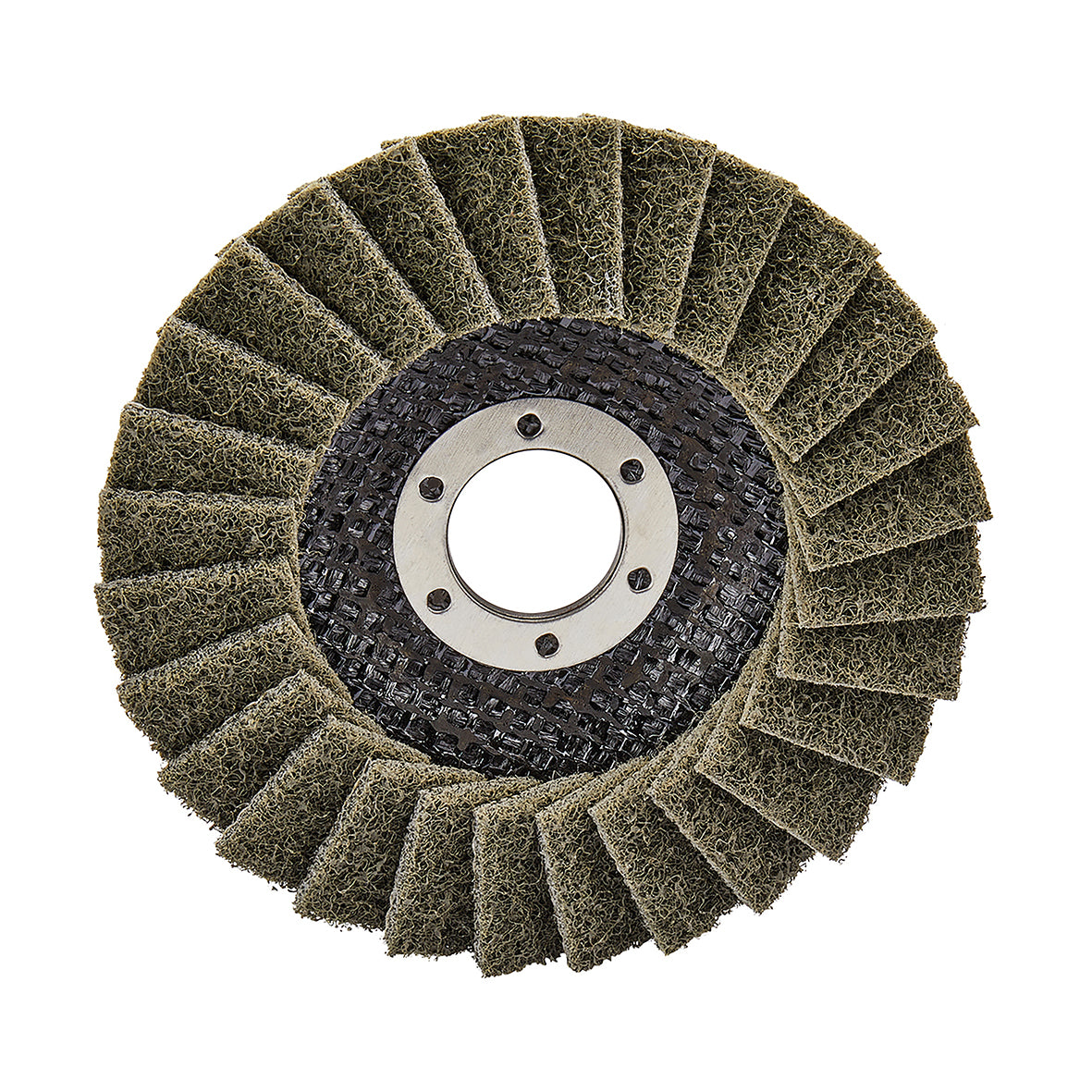 Makita Grinding & Cutting 115mm X 22.23mm Surface Conditioning Flap Disc - Super Fine Black - Angled  | SKU  B-40783