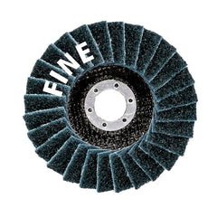 Makita - 100mm x 16mm SURFACE CONDITIONING FLAP DISC - Fine BLUE - Flat | B-40892